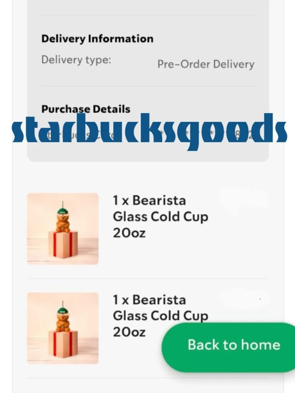 Starbucks Asia AUTHENTIC Bear Glass BNWT